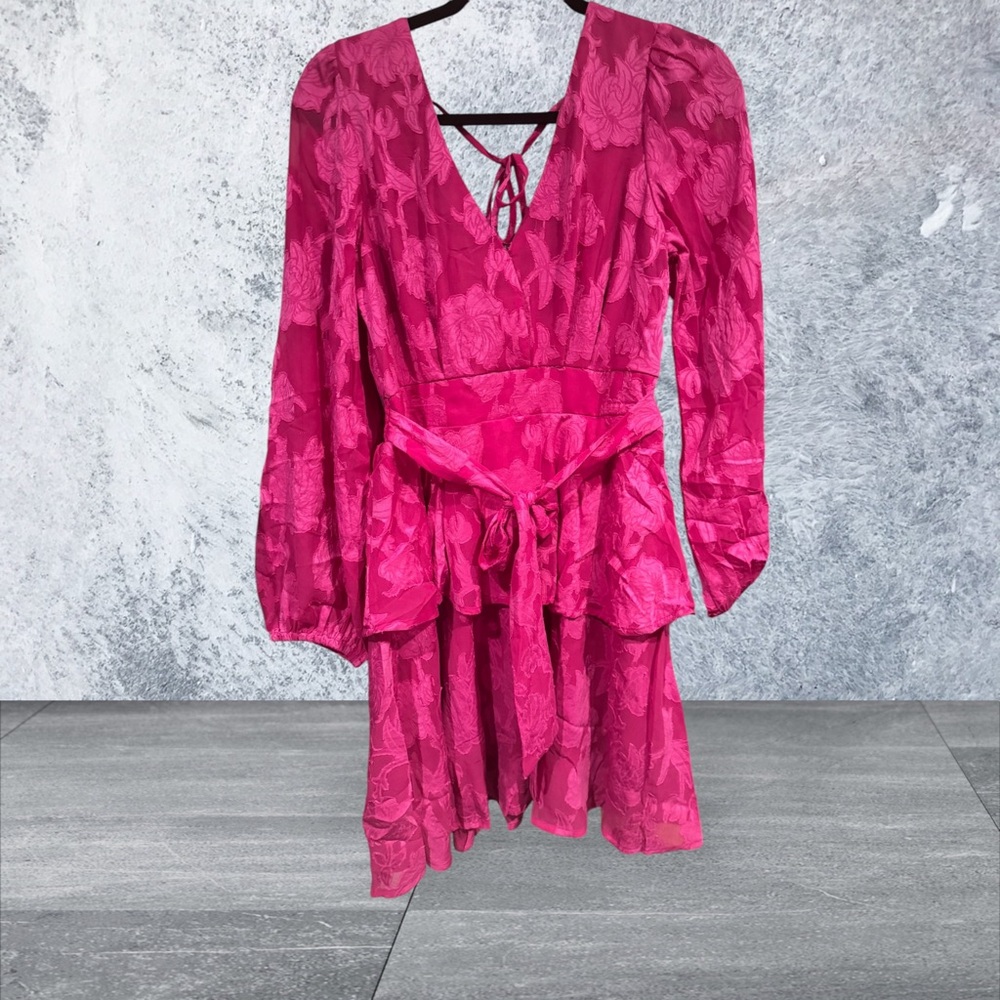 Band of the free Dress 
With floral appliqué NWT